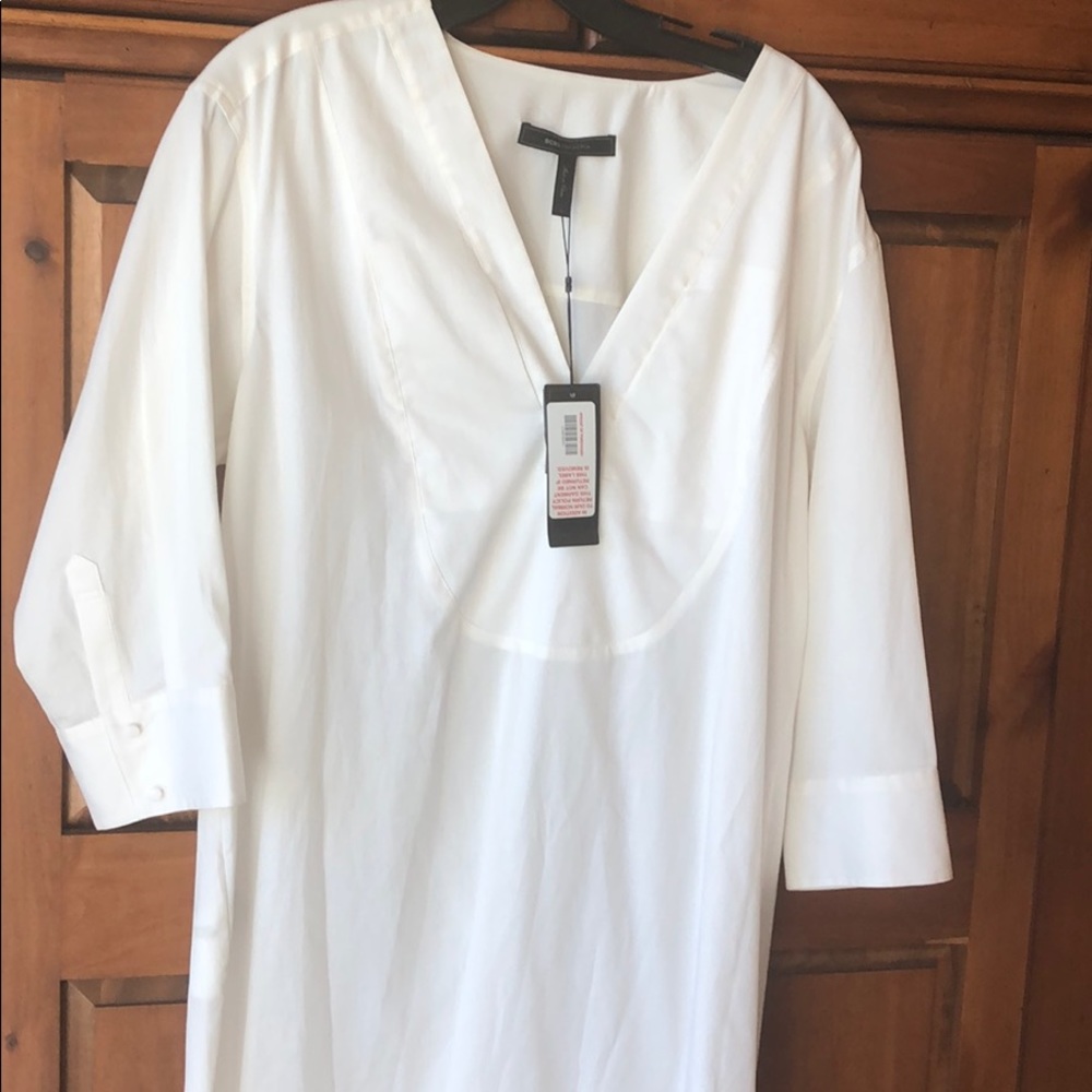 BCBG MAX AZERIA white tunic